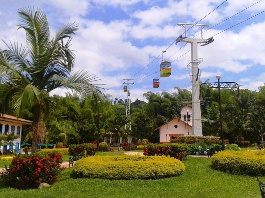 Apartamento Cerca Parque Del Cafe Con Piscina Montenegro Ngoại thất bức ảnh